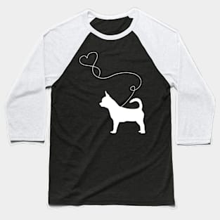 dog cute chihuahua heart Baseball T-Shirt